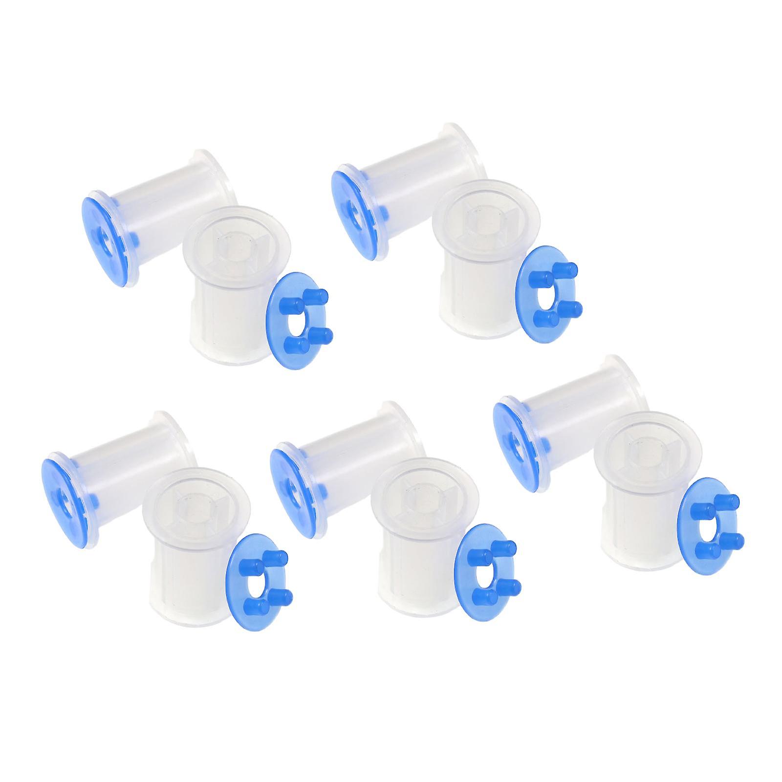 10Pcs Fly Tying Bobbin Spools Kit, Standard Thread Spool Tools Equipment Fly Tying Thread Bobbin Spools for Fishing Adults