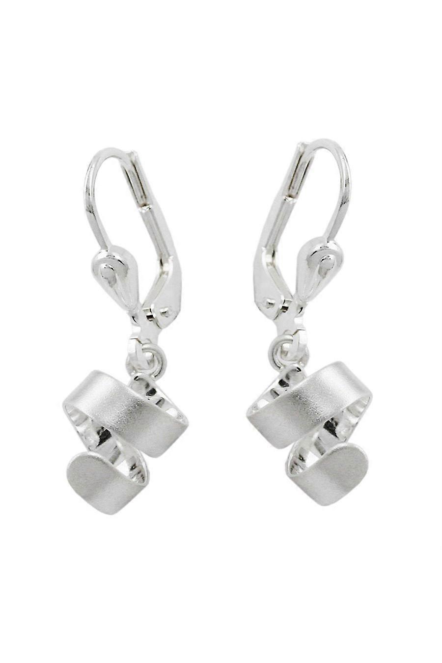 Earrings Leverback Spiral Silver 925 - Gl90401