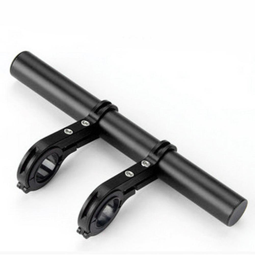 Bicycle Multifunction Handlebar Extension Frame Extend Bracket Bike Light Flashlight Support Clip Bicycle Handlebar Extenderblack Double bracket(20m)