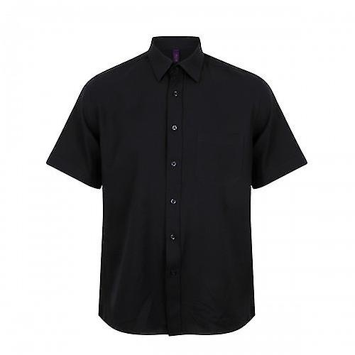 Henbury Herren Kurzarmhemd