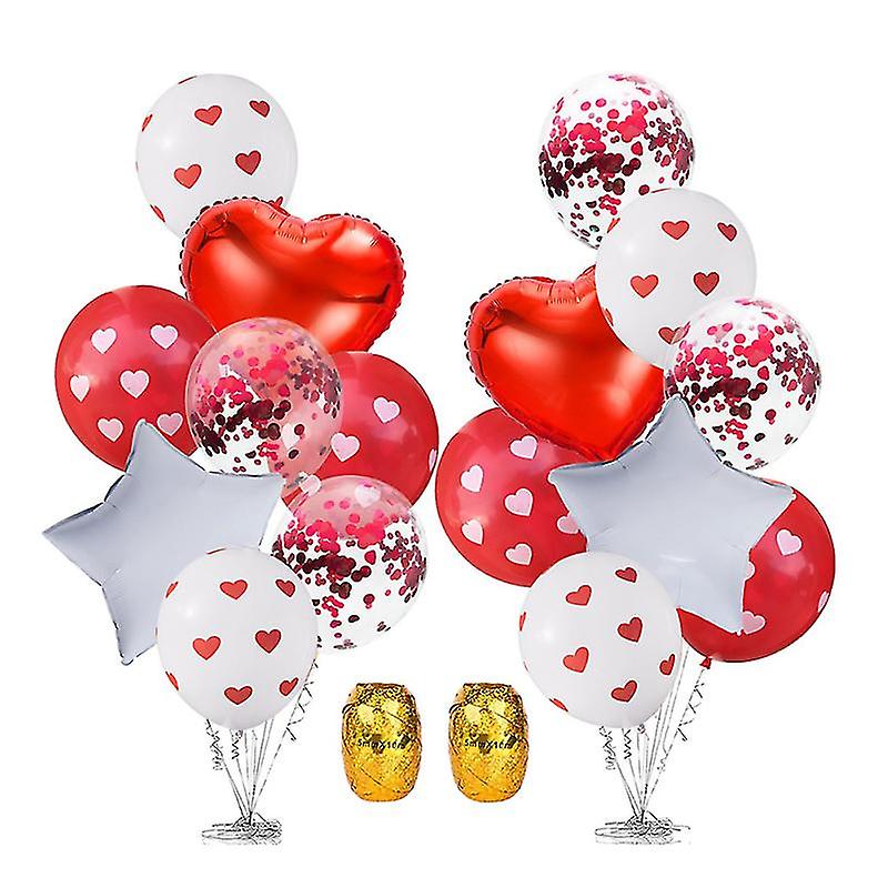 18pcs Sequins Confetti Balloons