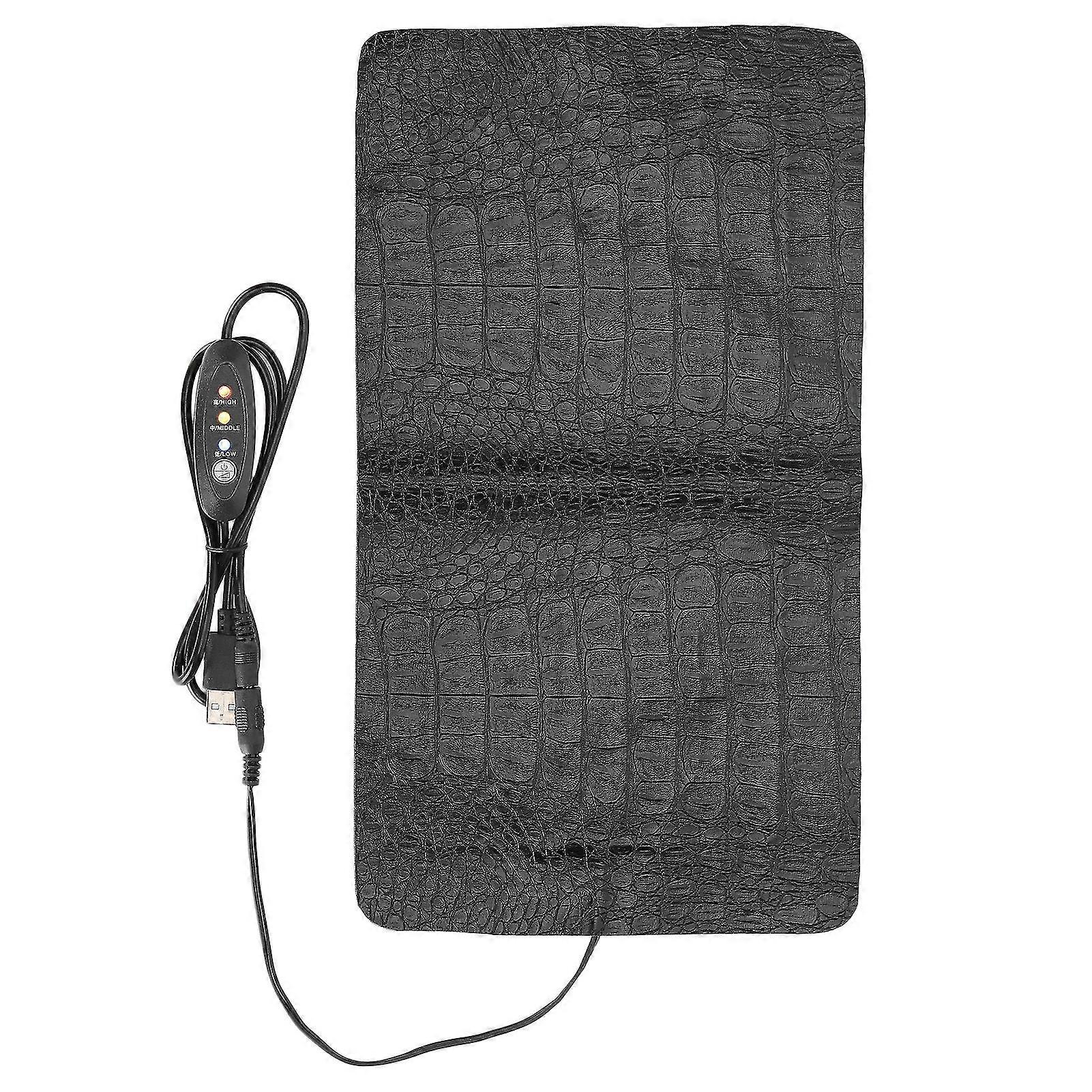 Anti-Scratch Reptile Heating Pad - Large Waterproof USB Heat Mat for Tortoise and Lizard