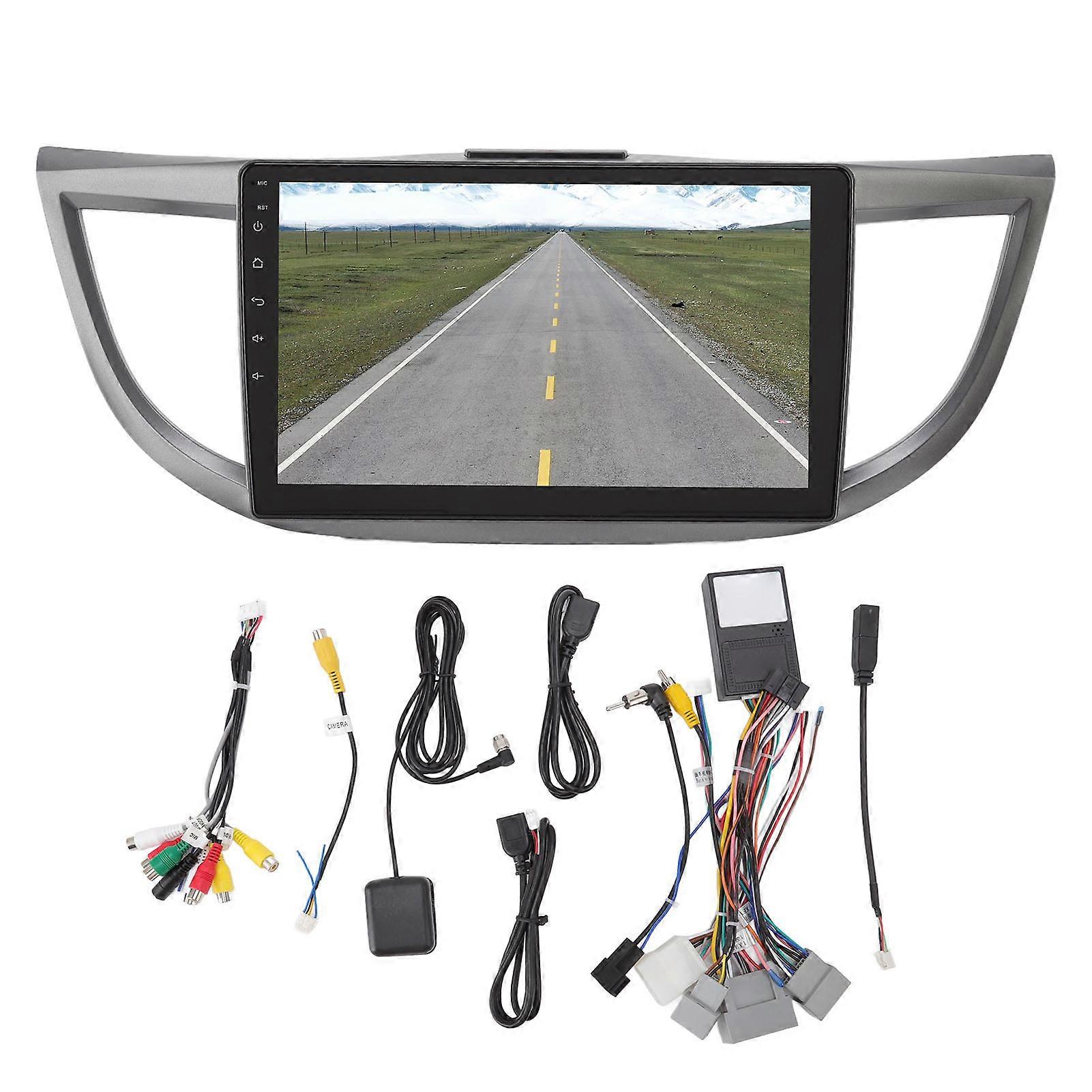 Car Radio Stereo Bluetooth WiFi Built in Carplay Auto GPS Navigation for Android 10.1 Replacement for CRV 20122016 NO.4833