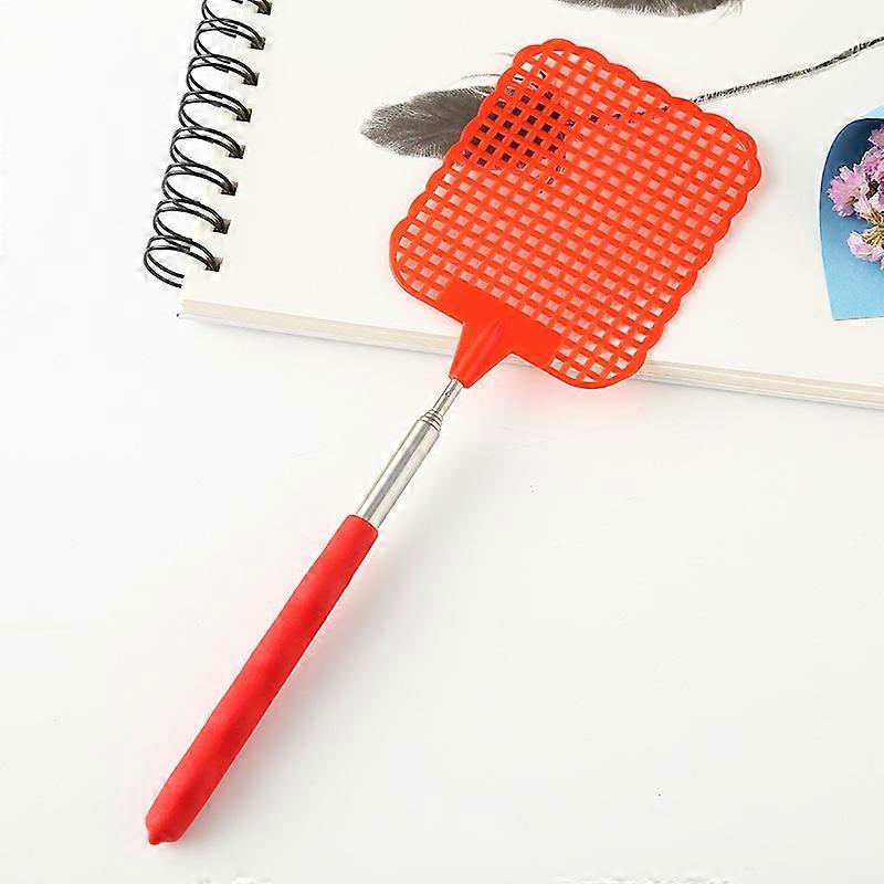 1pc, Creative Retractable Plastic Fly Swatter, Summer Mosquito Swatter, Home Daily Use Fly Killer Artifact, Summer Essentials, Beach, Travel Accessori