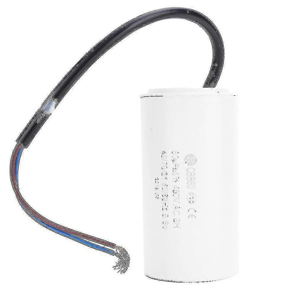 CBB60 モーター始動コンデンサ 450V 50uF マイクロファラッドコンデンサ用 リード線付き - プレミアム 450V 50uF CBB60 モーター始動コンデンサ、リード線付き