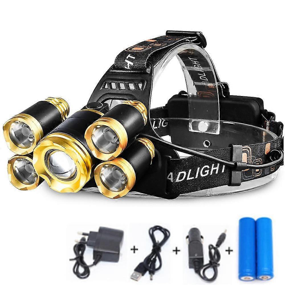 Wiederaufladbare LED-Leuchten Aluminium-Zoom-Headset Außenleuchten