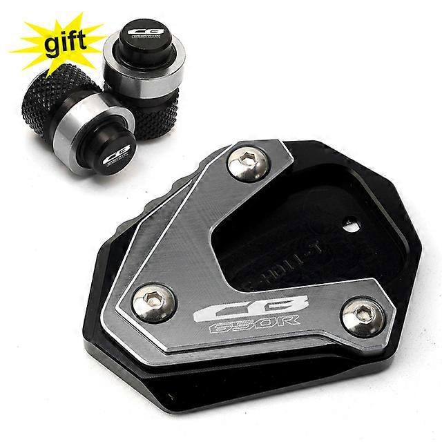 New For HONDA CBR650R CB650R CB 650R CBR 650 R 2019-2023 Motorcycle Accessories Kickstand Side Stand Enlarge Pad Free Valve Caps