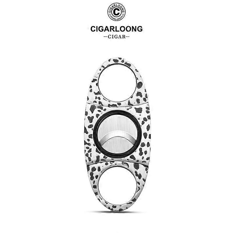 coupe-cigare, Krupp en acier inoxydable Sharp Precision Cutting Double Edge Portable Cigar cutter Cle-23Hh2