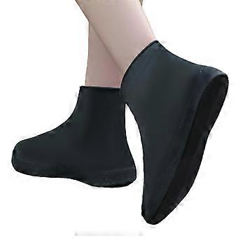 Anti-Slip Latex Shoe Covers Reusable Non-Slip Waterproof Wear- Rainy Day Outdoor Boots Protective Covers Yellow