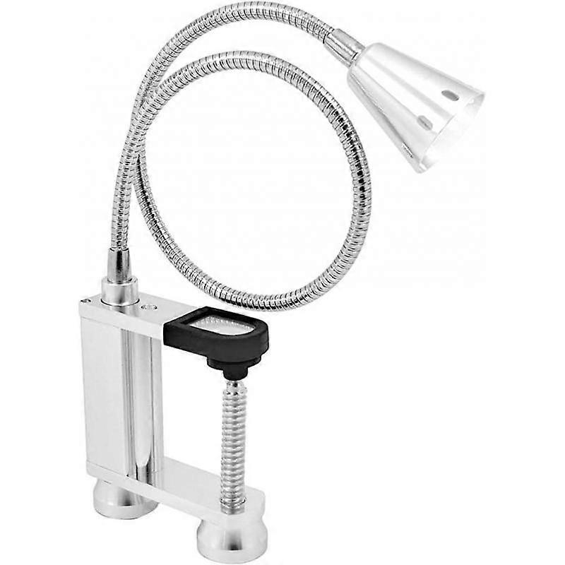 Portable barbecue grill lamp, adjustable LED rechargeable, rust-proof and durable