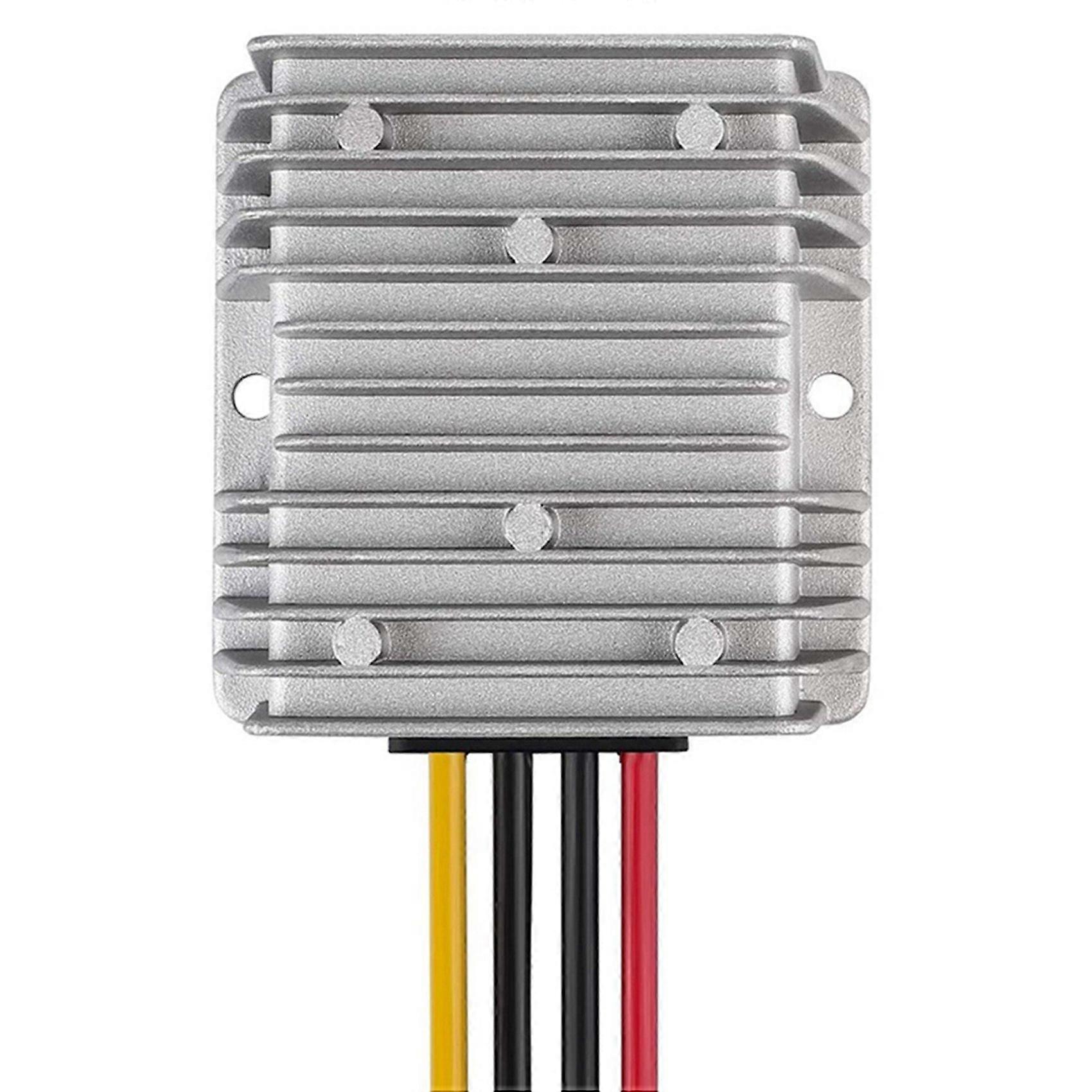 Convertisseur de suralimentation automatique DC DC 8V-40V à 13.8V 10A Régulateur de tension ascendante Réducteur de tension étanche