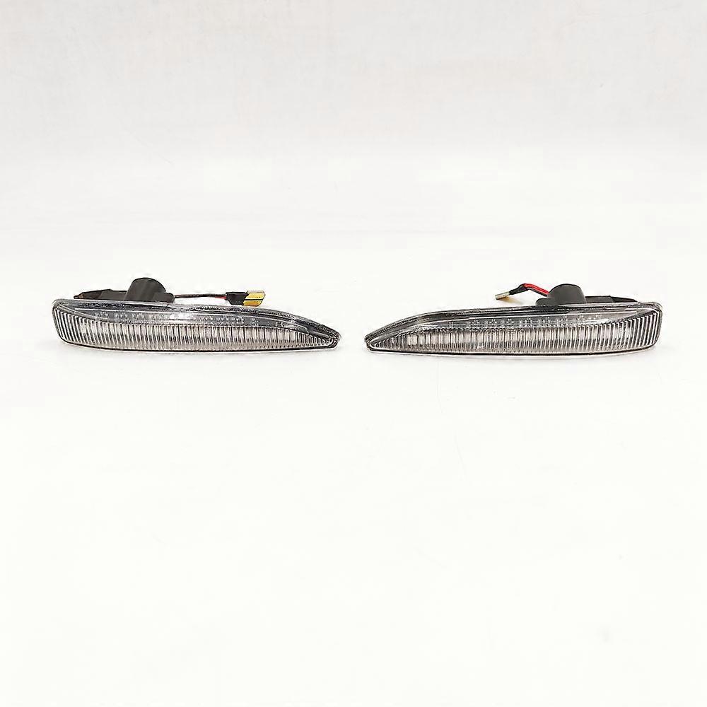 2PCS Car LED Side Marker Turn Signal Light Dynamic Flowing Sequential Indicator Lamp For BMW 7 Series E65 E66 E67 E68 2001-2008