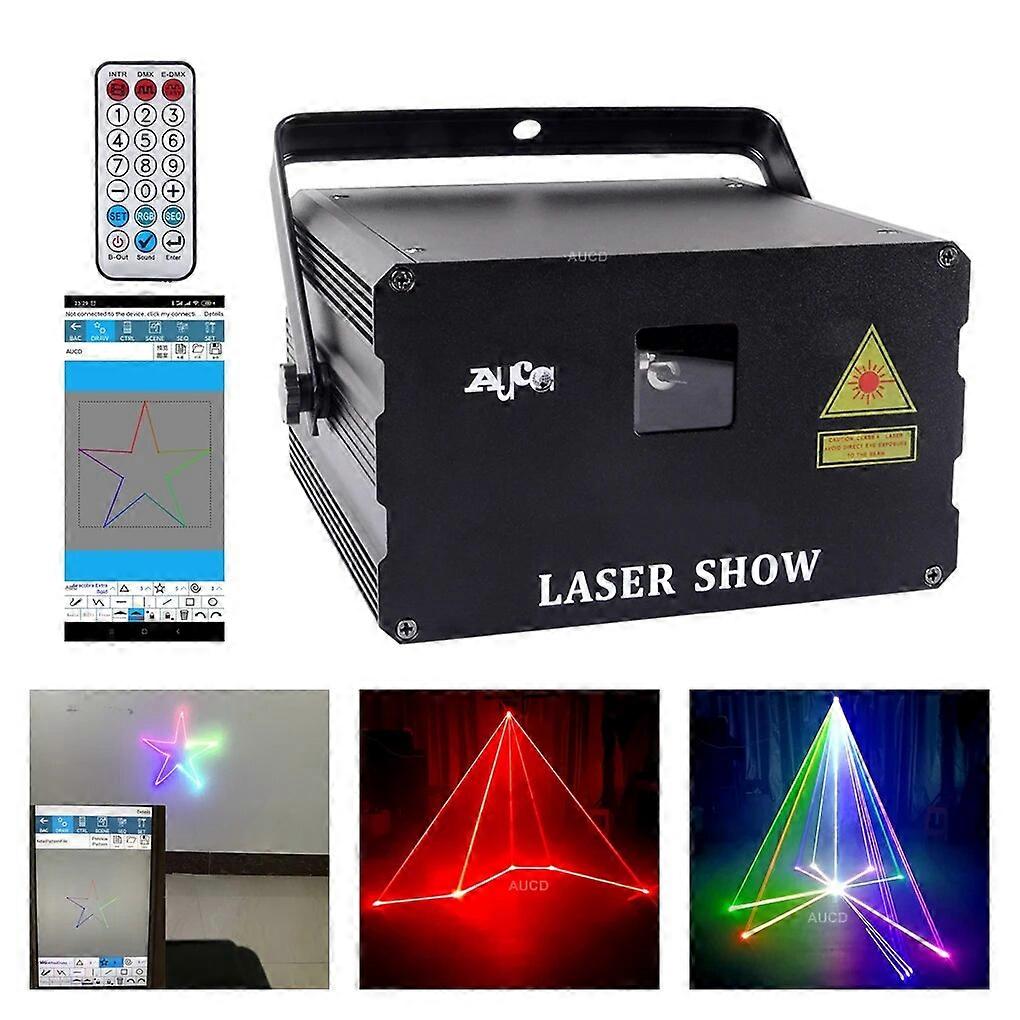 3W 5W RGB Colorful DPSS Phone Bluetooth APP Edit Animation Scan Projector Laser Lights DMX Disco Party DJ Show Stage Lighting