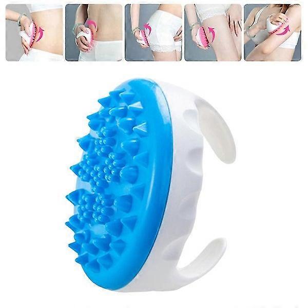 Silicone Bath Body Brush: Back Scrubber, Cellulite Meridian Massager