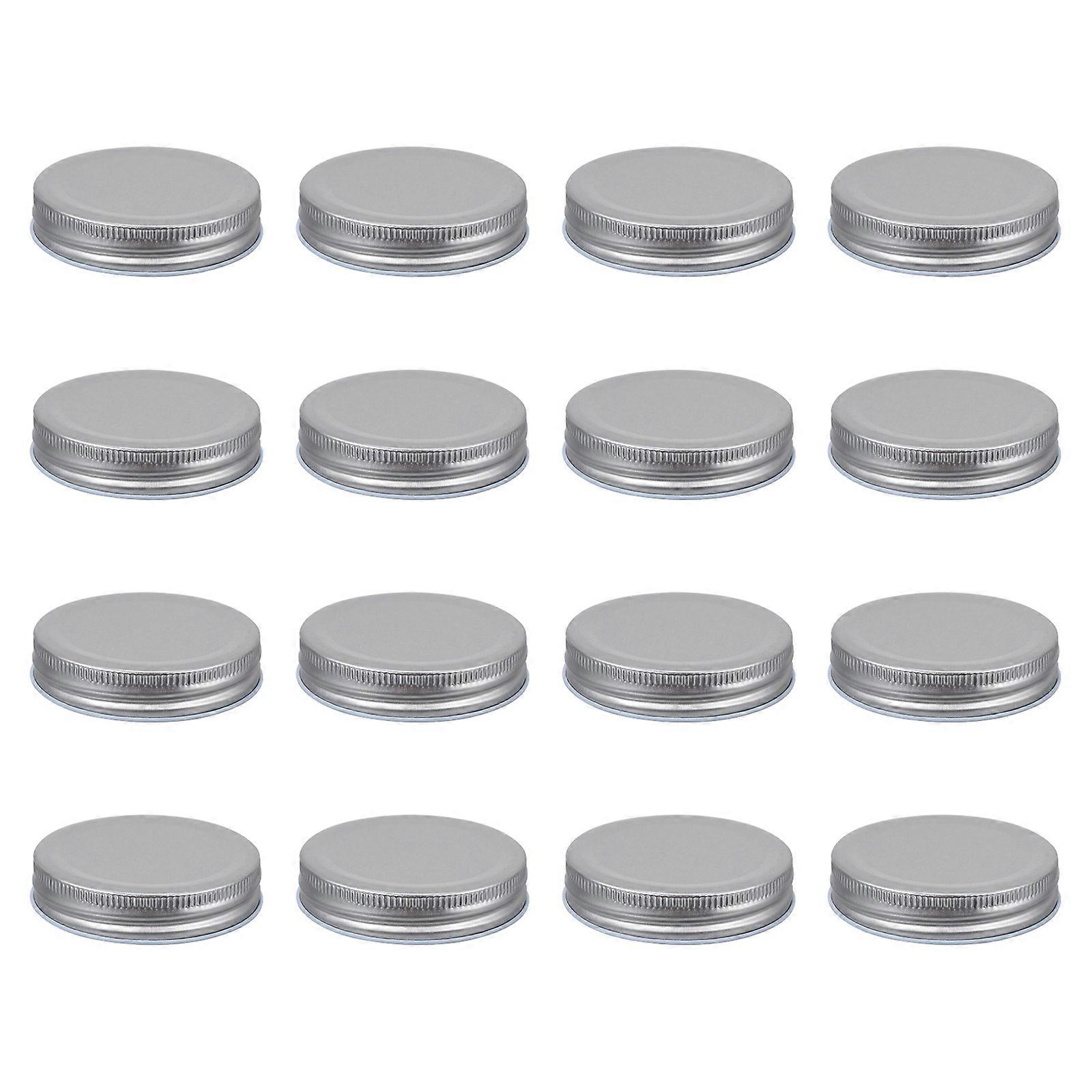 16Pcs 70 mm Practical Air Tight One-piece Type Tinplate Secure Jar Lids