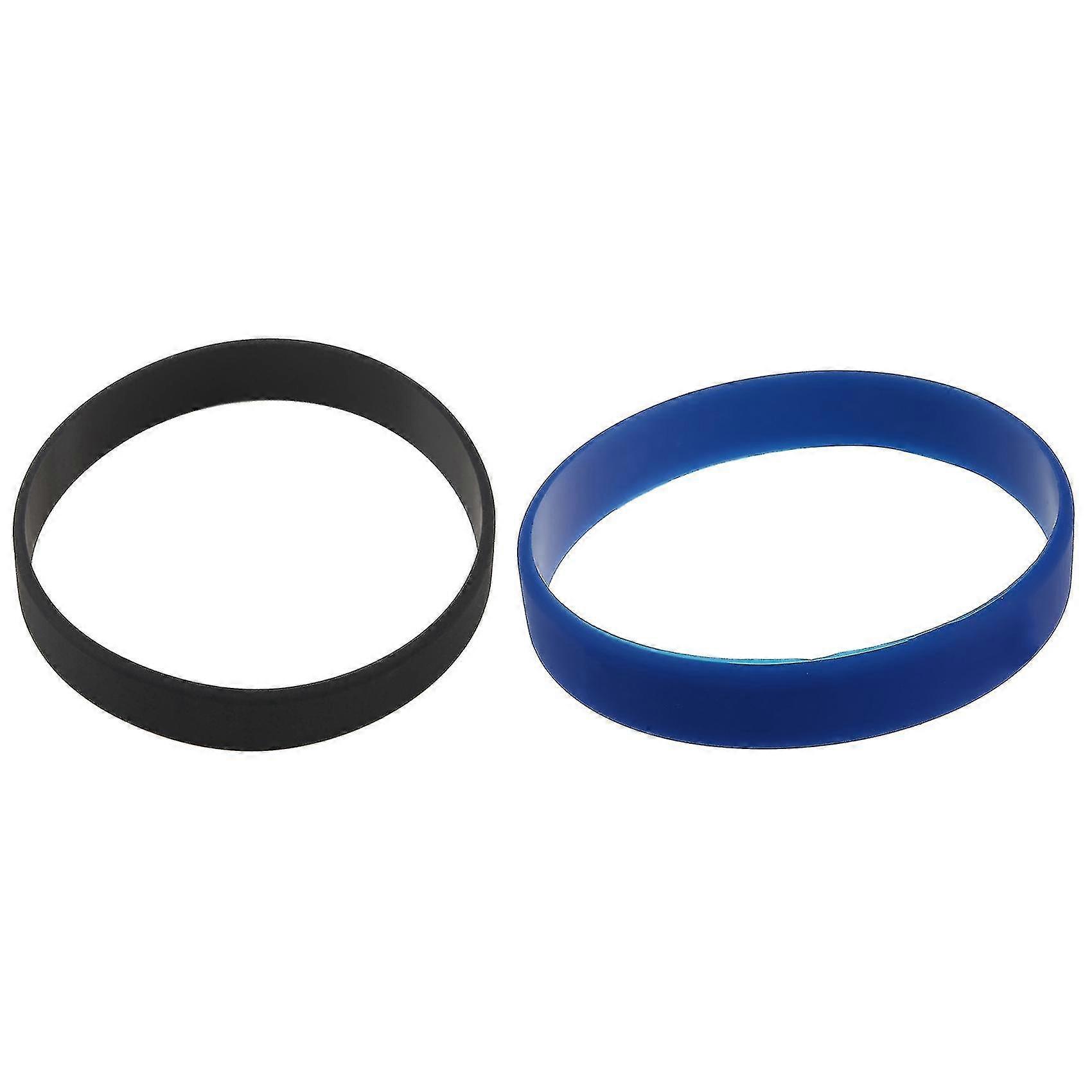 Silicone Rubber Wristband Bangle Black