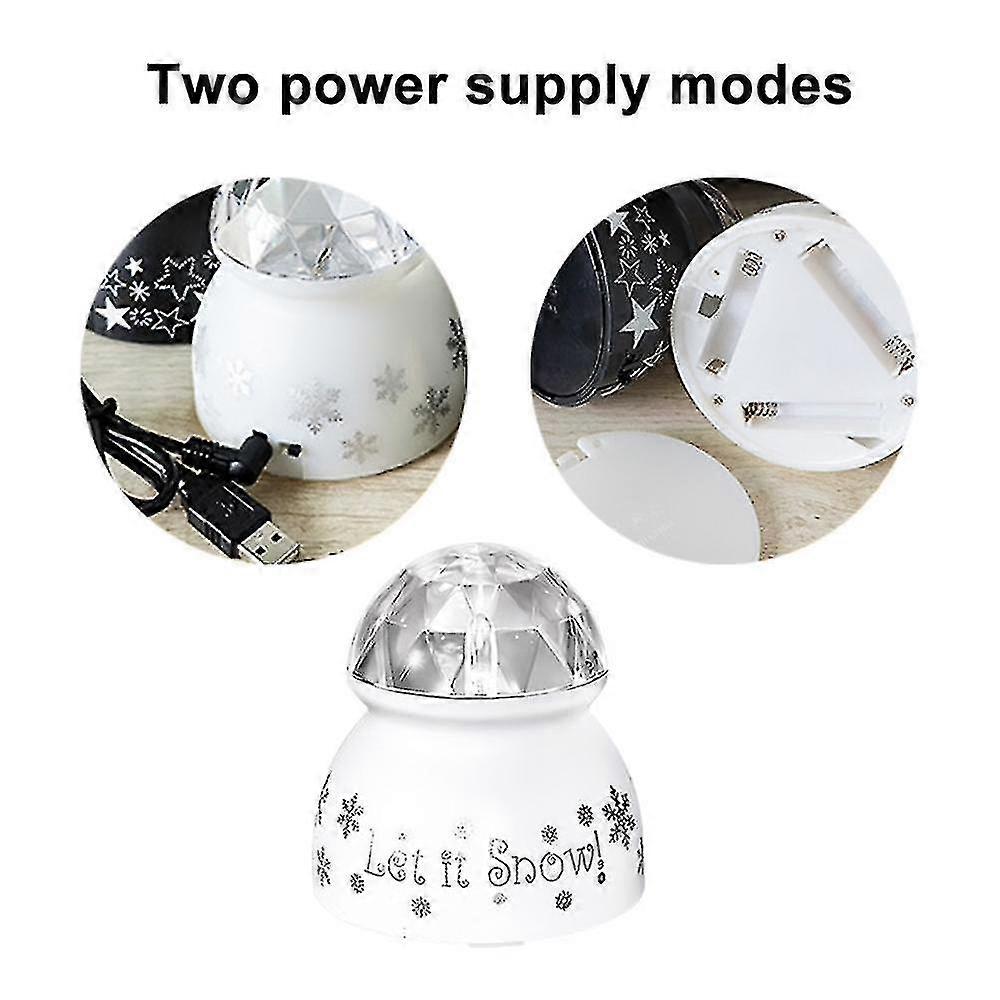 Led Watermark Ocean Projection Light Usb Rotating Ktv Light Mini Colorful Stage Light
