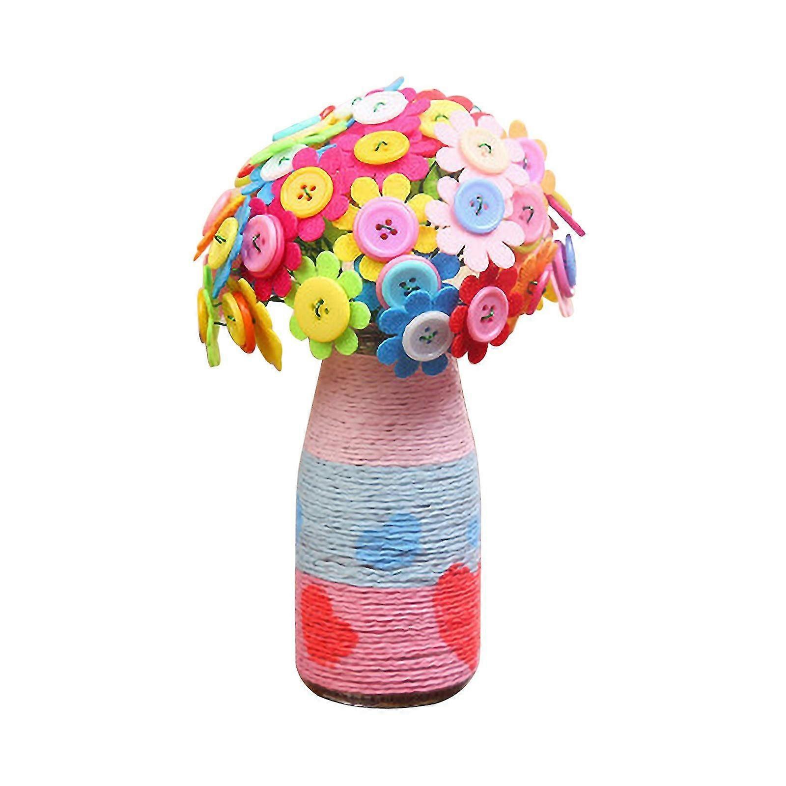 Muttertag Handmade DIY Button Bouquet Material Paket