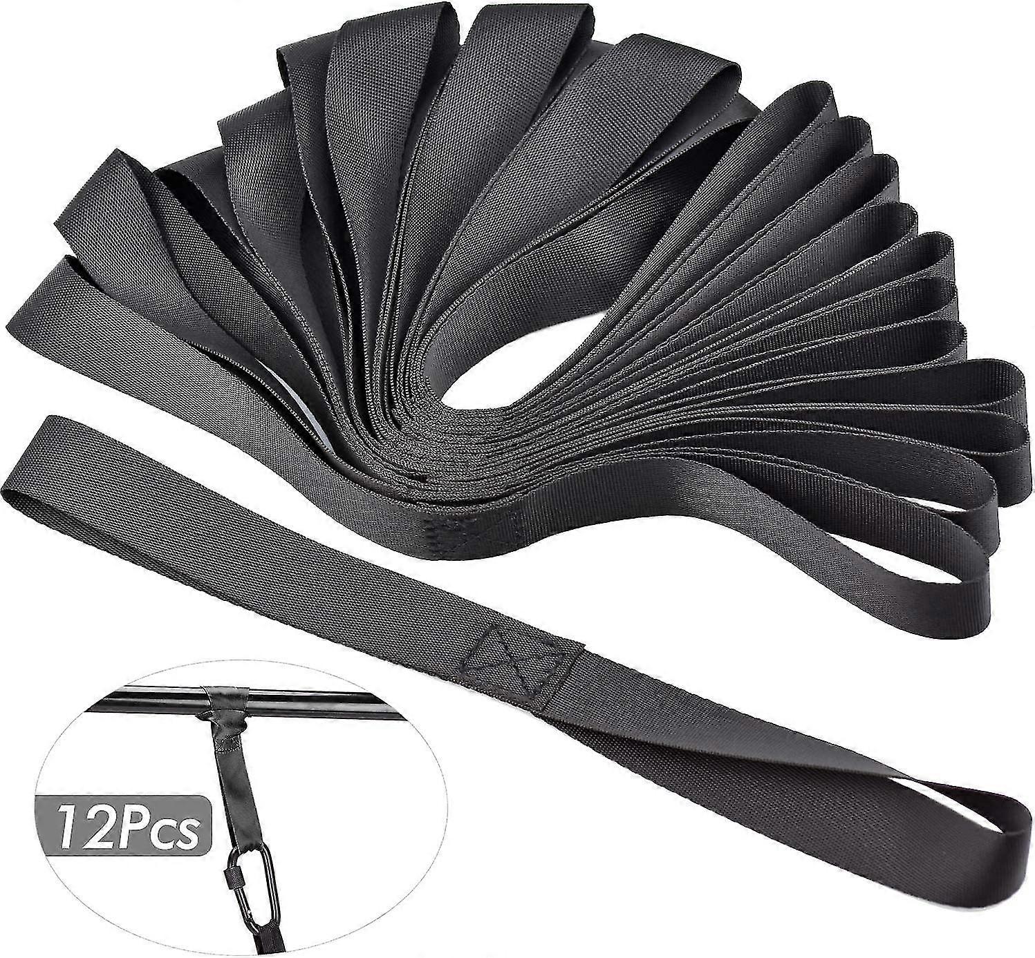 Lashing Loops Pack Of 12 Loops Tension Straps Heavy Duty 500 Kg Fastening Straps Gift