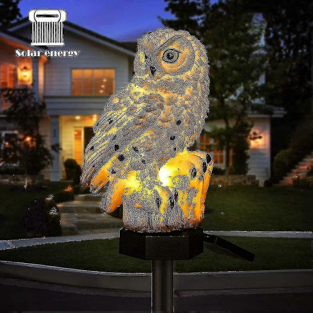Owl Modeling Light Led Solar Garden Light Garden Decoration Garden Decoration Owl Lawn Light Waterproof Solar Led Light Outdoor Garden Garden Crea