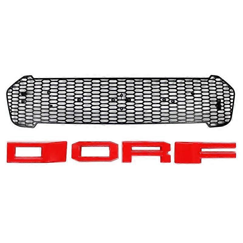 Calandre Raptor Grille de pare-chocs avant modifiée Mesh Fit pour RANGER 2019-2020 T8 PX3 MK3 XL XL+ XLS XLT Limited WILDTRAK Pickup Trucks