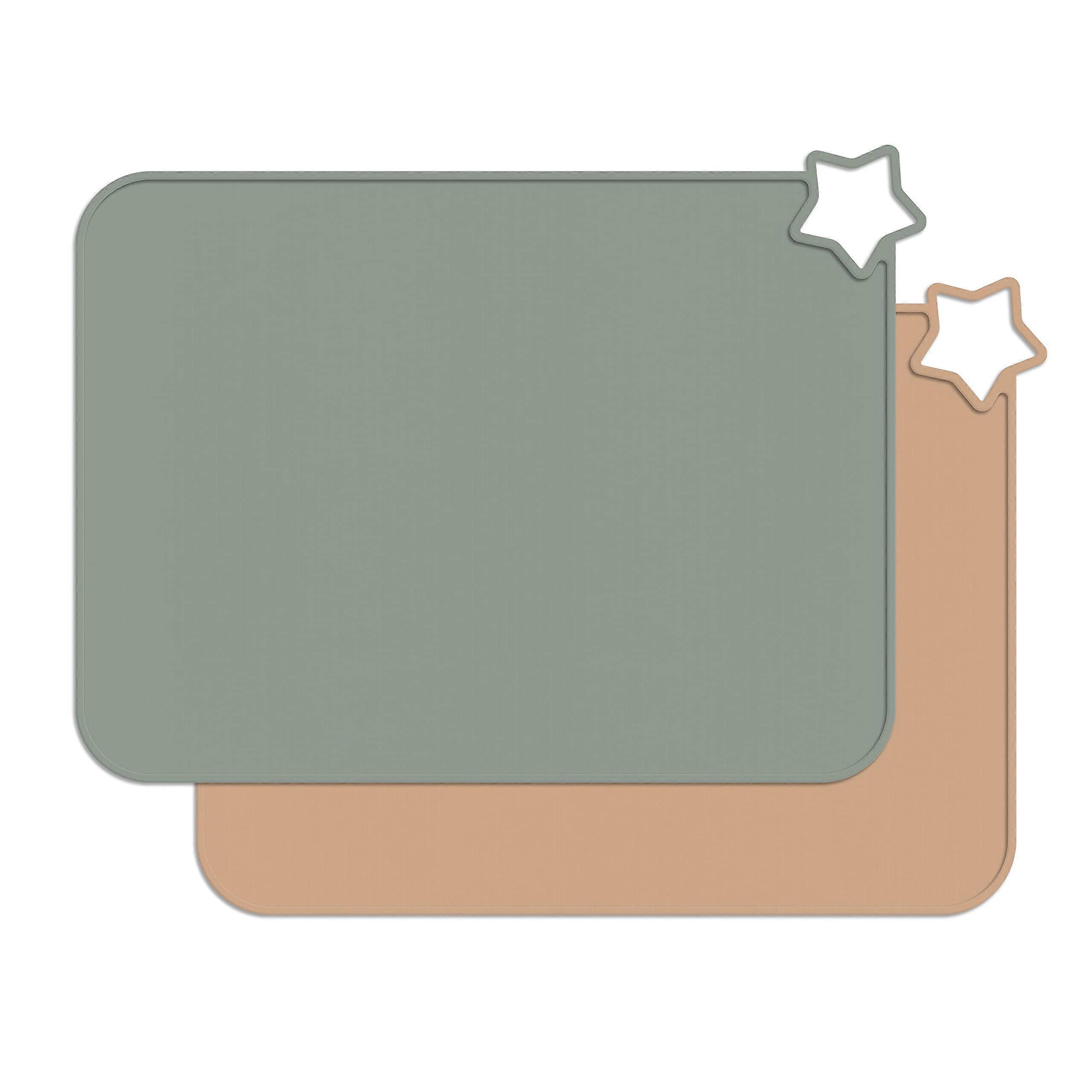 Non Slip Silicone Table Mat Set for Baby and Toddlers Multi-use