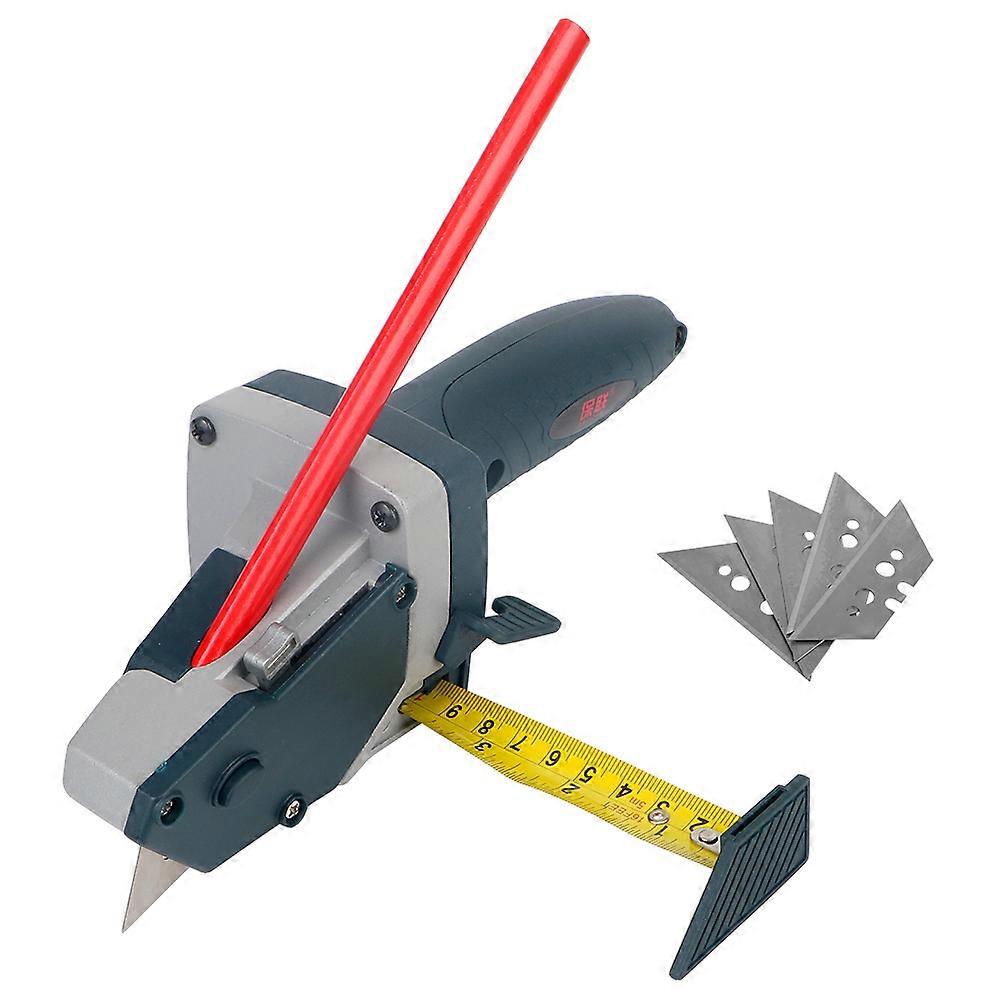 סופר קרטון עם סרט מדידה 5 m כלי נגרות חיתוך קיר גבס אדג'ר חותך לוח גבס כלי עבודה ידניים