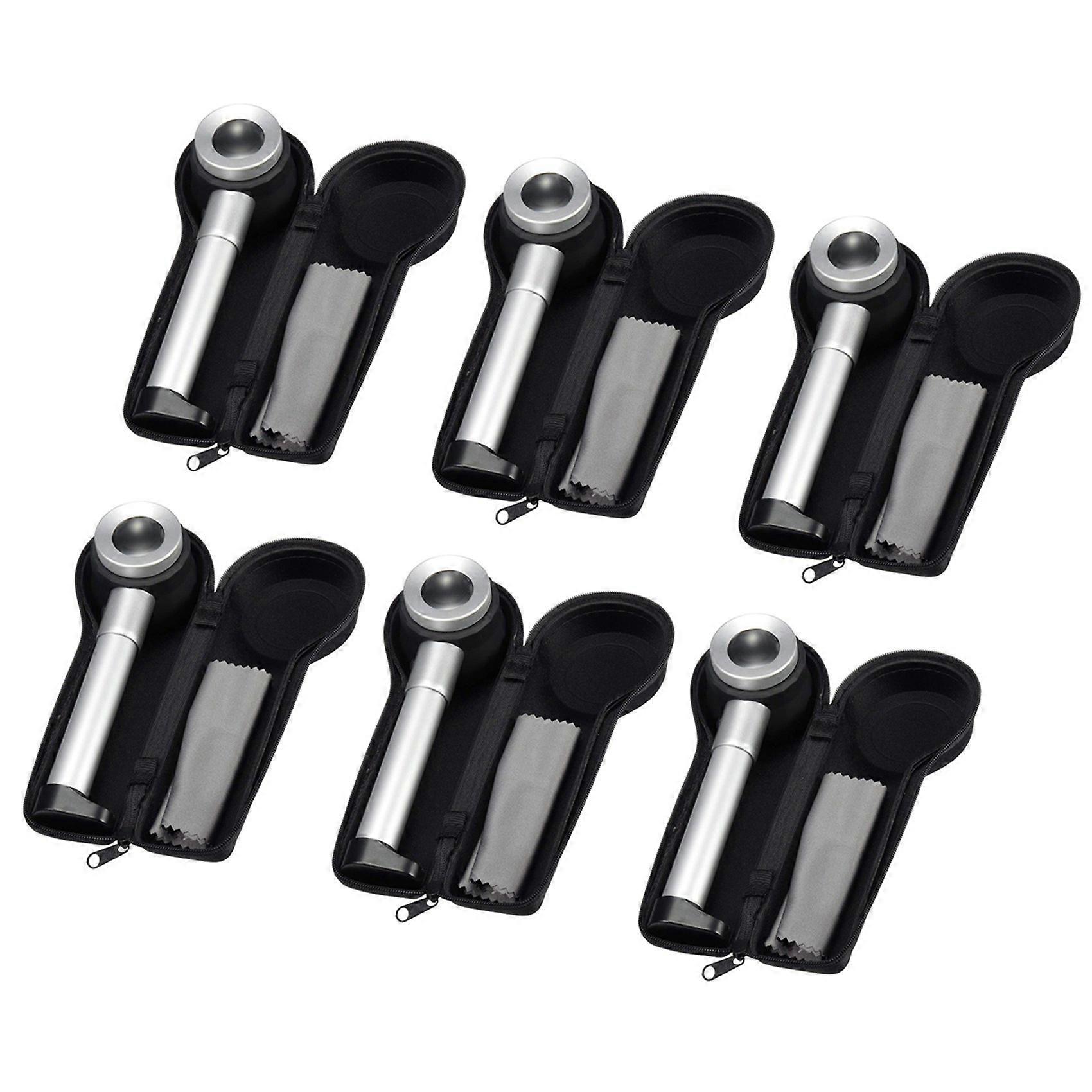 6X Handheld 45X Folding Tester Metal Magnifiers Cloth Thread Counter