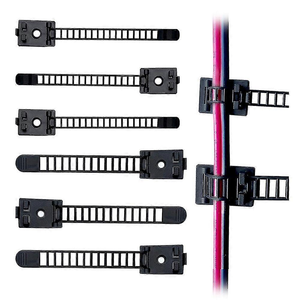 Adjustable Cable Clips Self-adhesive Wire Organizer 50pcs