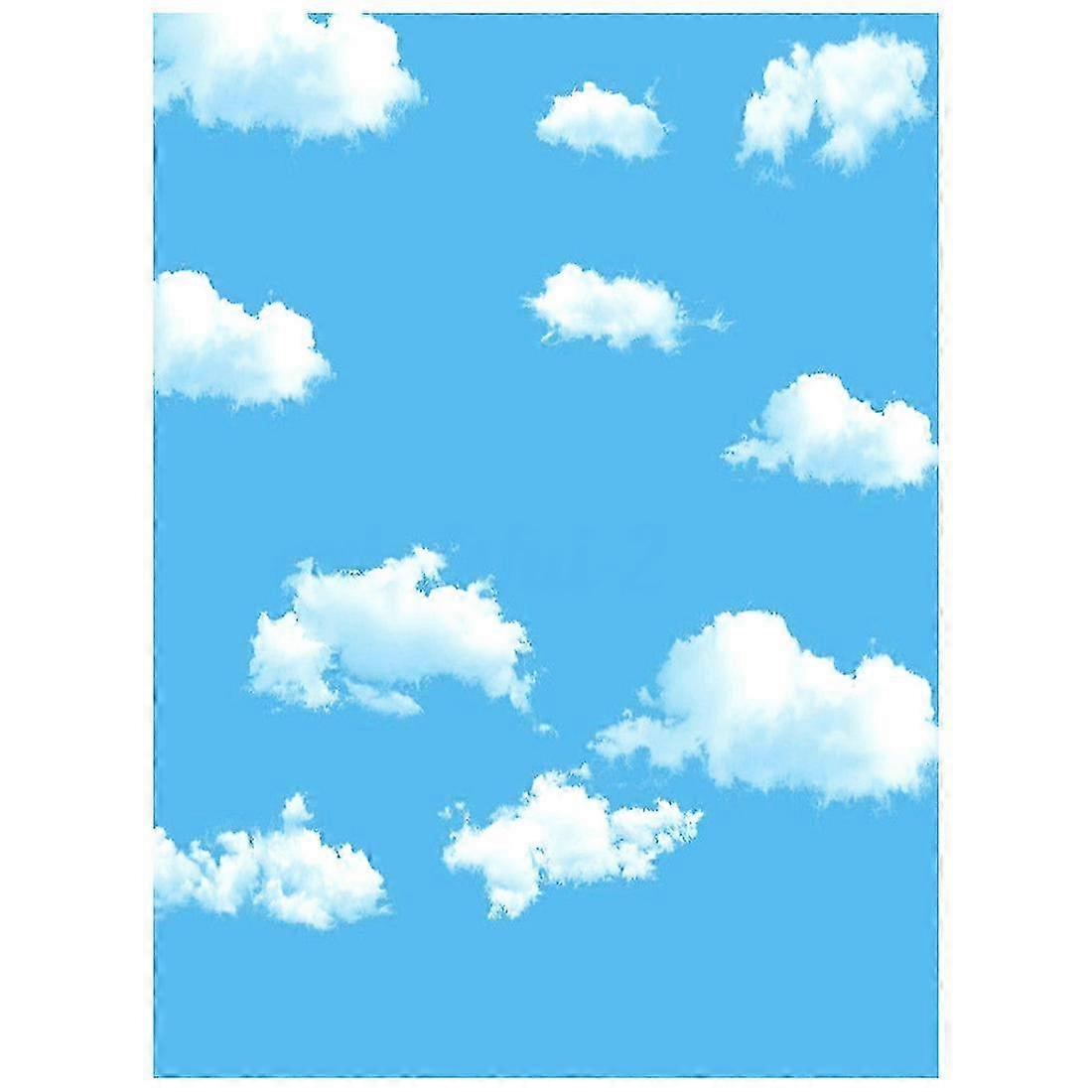 3x5ft Blue White Cloud Photography Backdrop Screen Background Studio Props