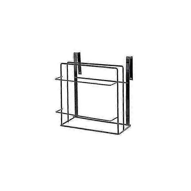 Double Layer Towel Rack Hanging Holder Cabinets Shelf Chopping Board Storage Holders & Racks