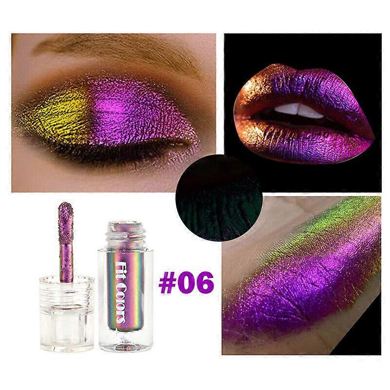 Multi Chrom Farbe Augen-Make-up Glitzer Lidschatten Flüssiger Chamäleon-Lidschatten