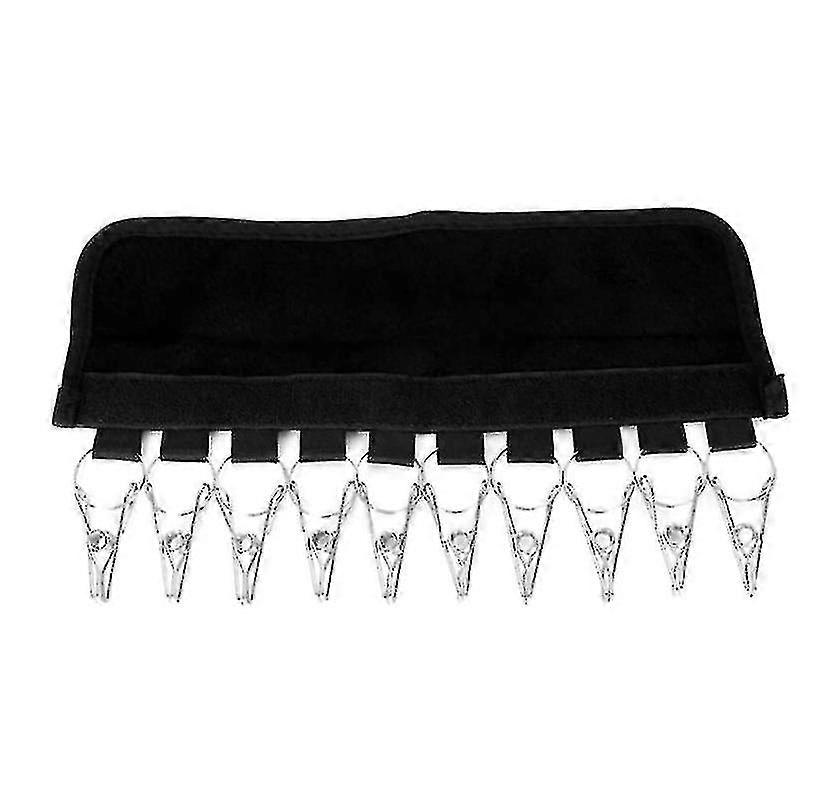 Hat Rack Wall Hat Hook Portable Hat Organizer Hanger With 10 Baseball Cap Clips - 2pcs