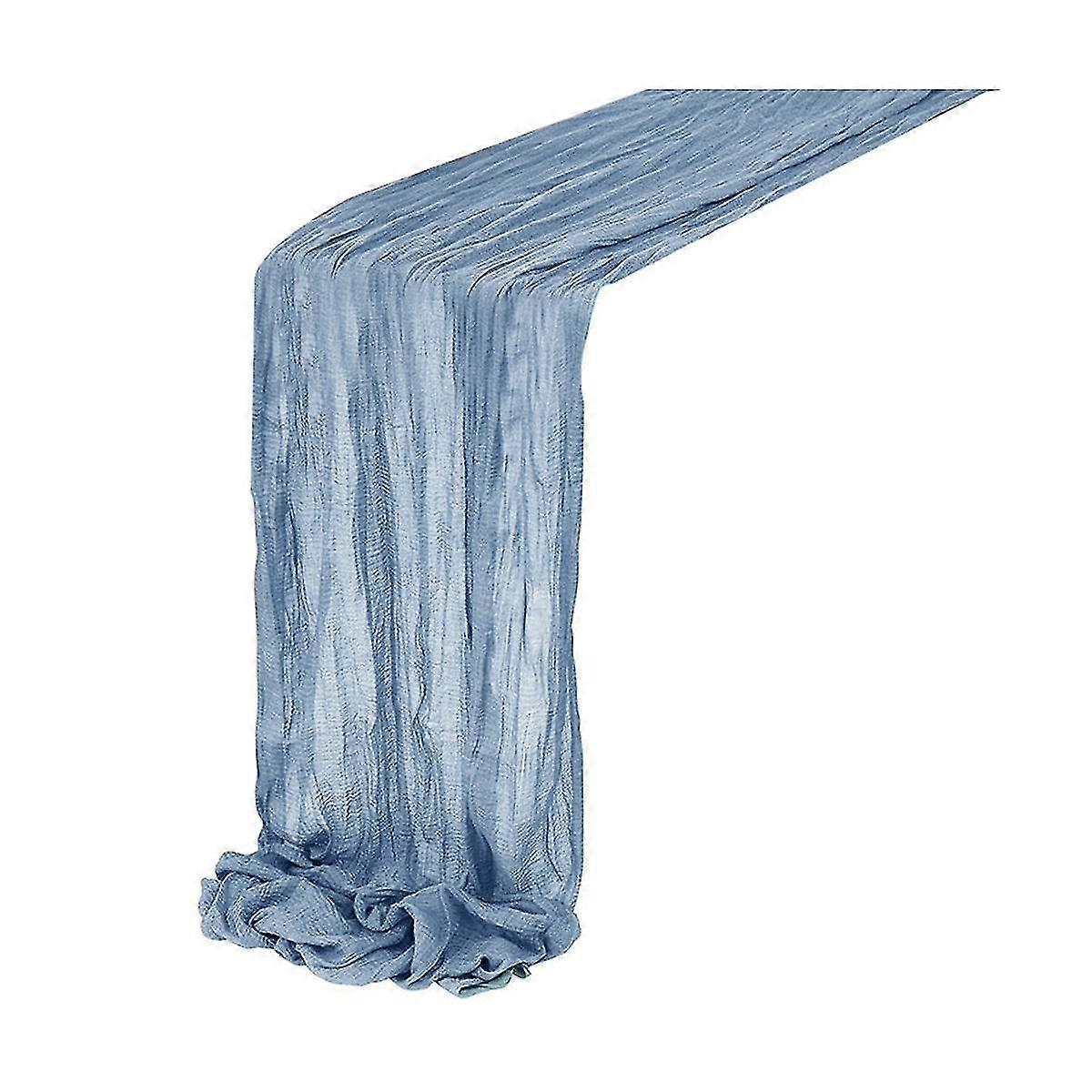 Cheesecloth Table Runner Boho Gauze Cheese Cloth Table Runner Rustic Sheer Runner Long compatible with Wedding