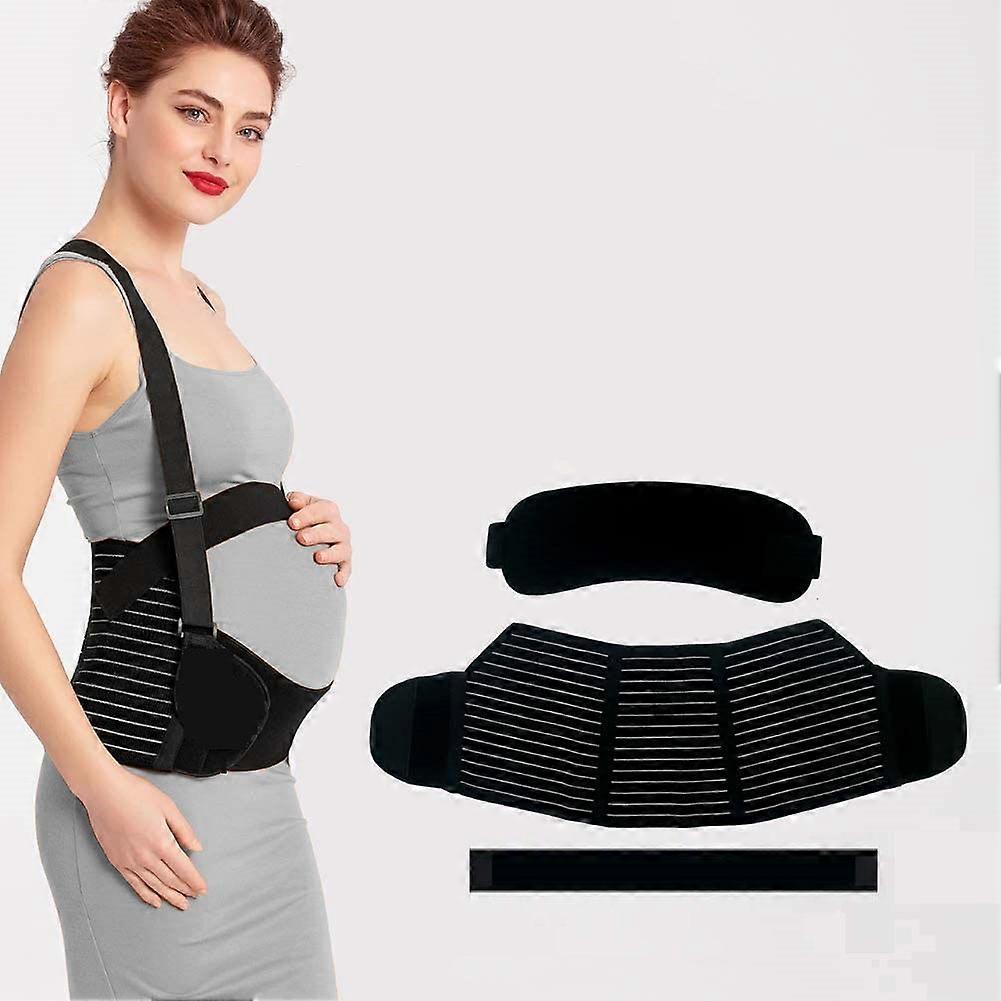 Maternity Belt, Breathable Abdominal Belt, Back Support, Belly Band for Pregnancy Support Belt Back Support Protection (L)