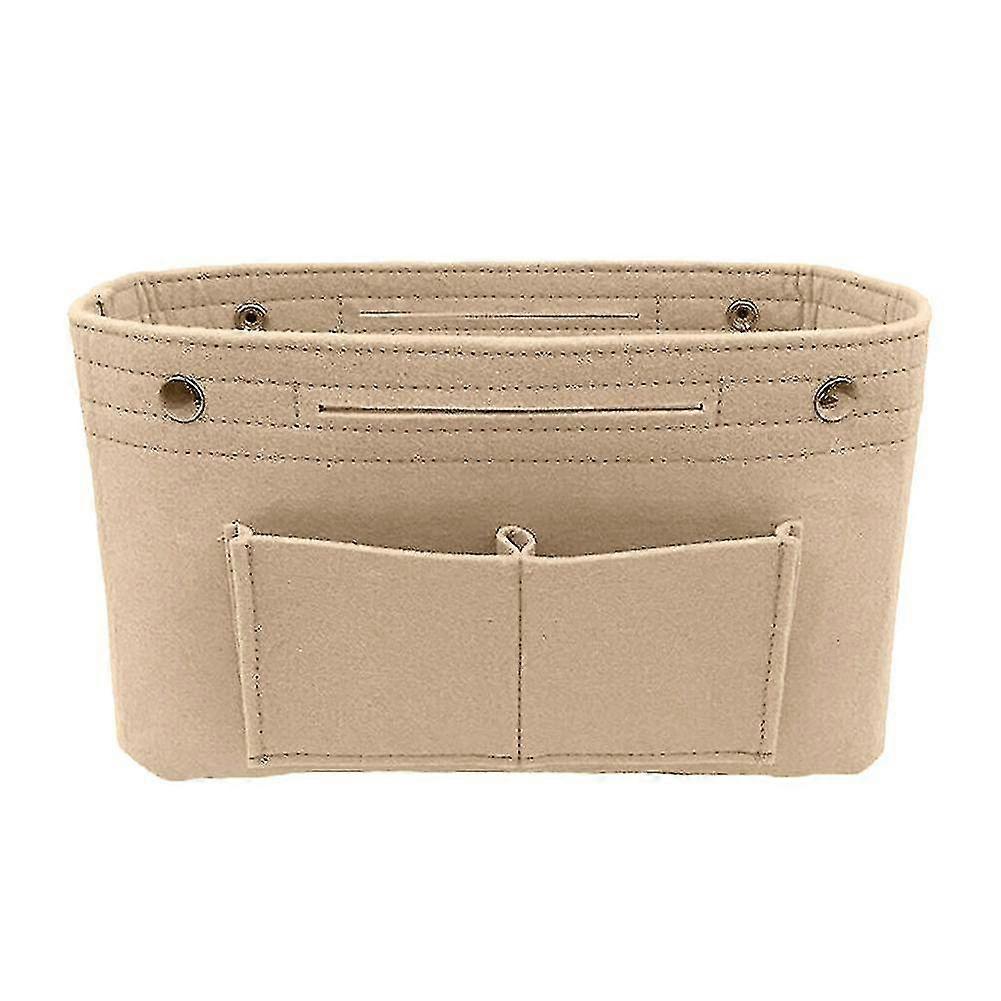 Purse Organizer Felt Insert Bag Organizer Multi Pockets Tote Bag in Bag for Storage Space Expansion