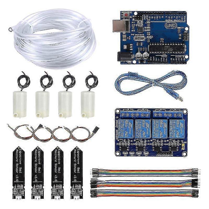 Diy Automatic Watering Irrigation Module Kits System Soil Moisture Sensor Pumps