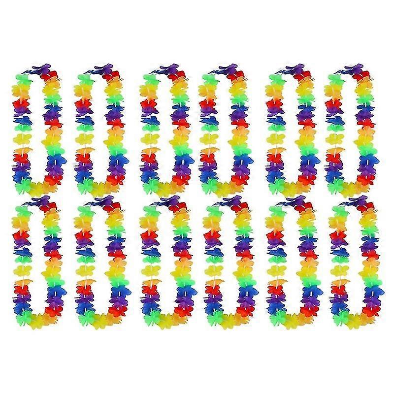 12pcs Flower Necklace-c