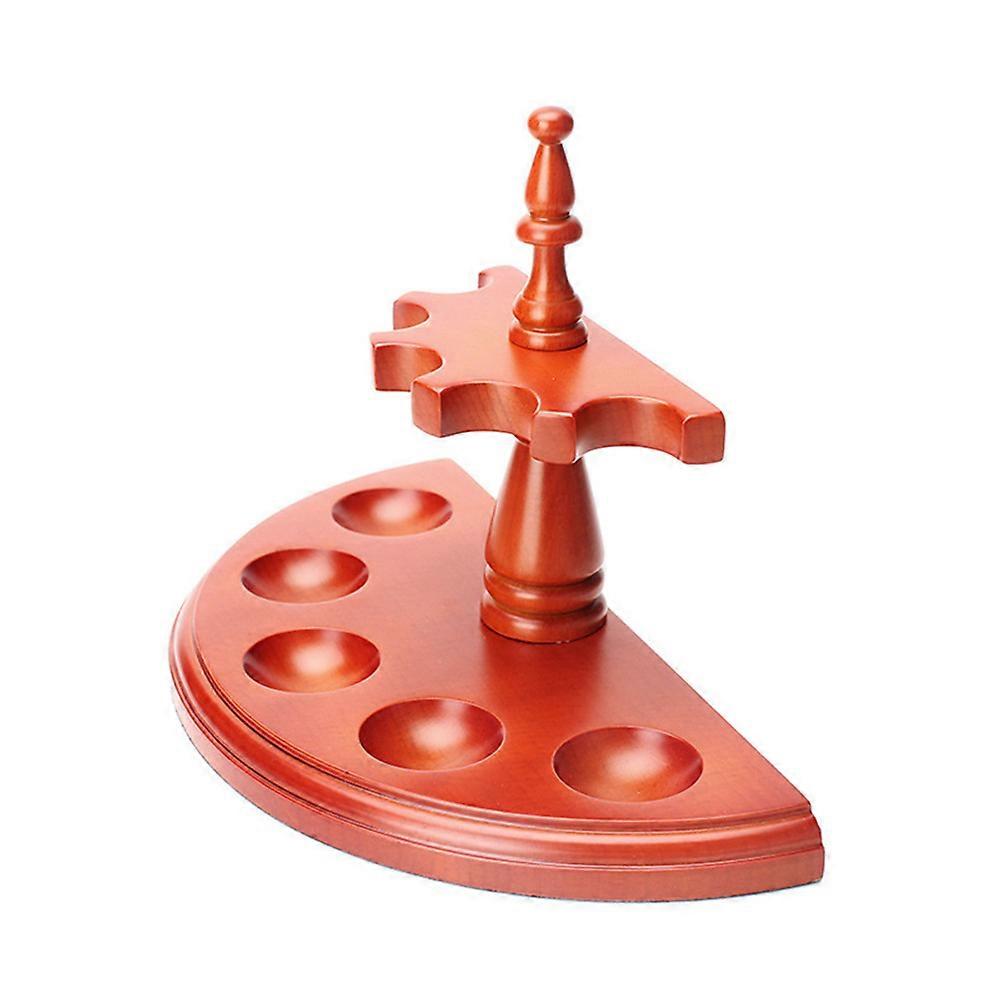 Pipe Rack Rack Wooden Pipe Rack Display Stand for 5 Slot Pipe Rack Rack