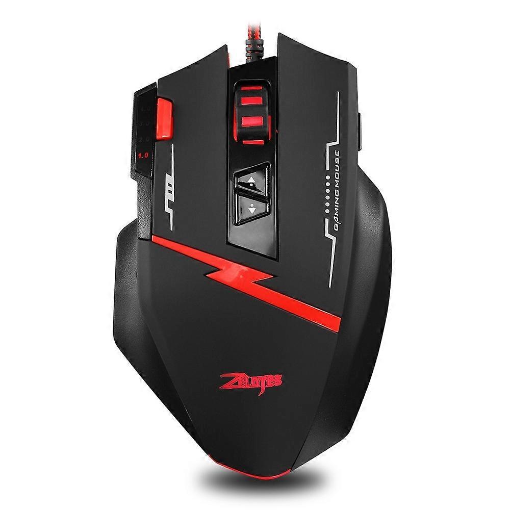 ZELOTES C8 8-buttons Ergonomic Game Programming Wired Mouse C8