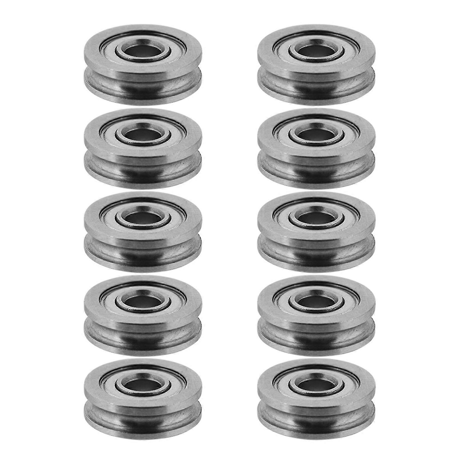 U604ZZ 4 * 13 * σφραγισμένος ένσφαιρος τριβέας σιδηρών τροχαλιών τροχαλιών ροδών οδηγών (10 τεμ)