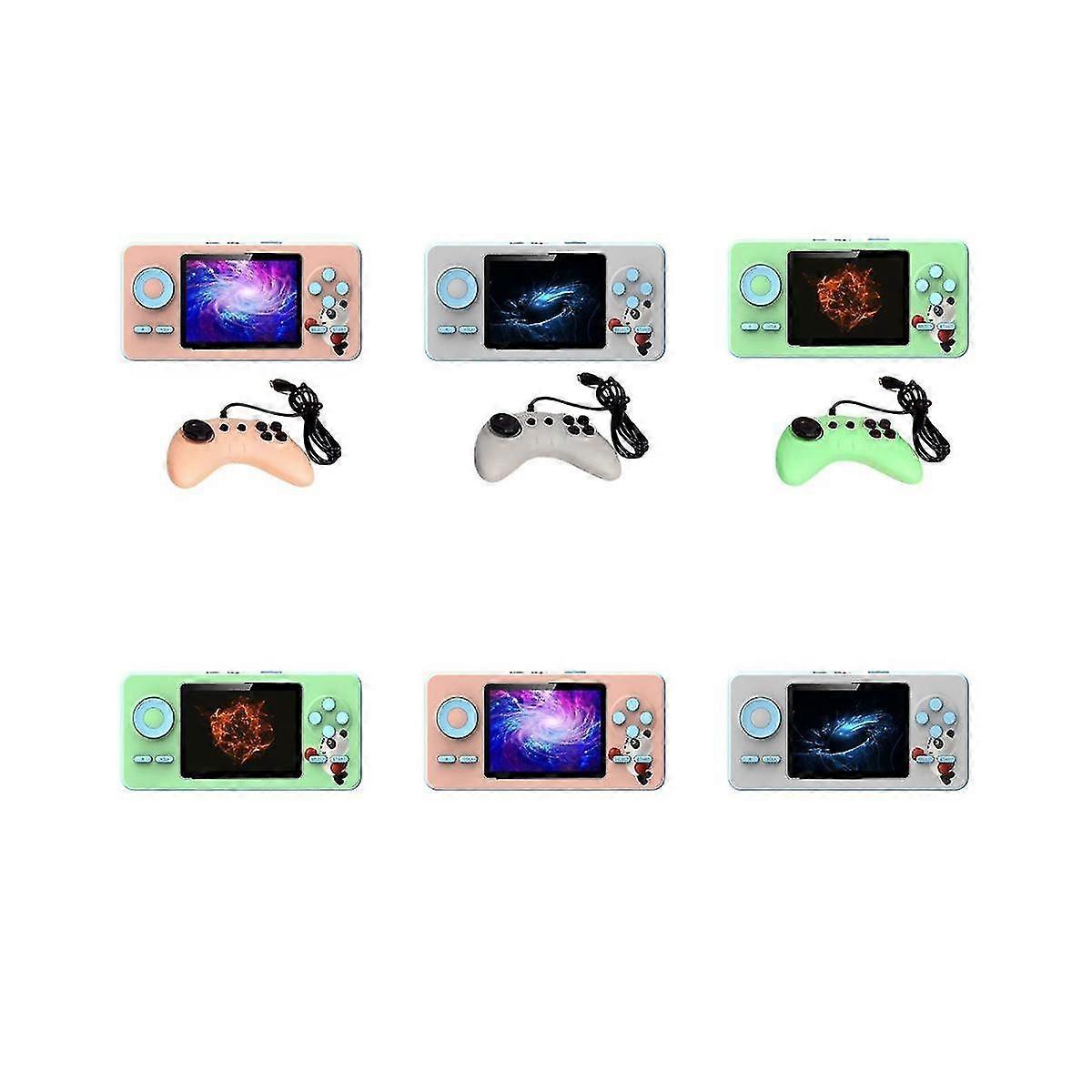 520 Games Console Retro Game Controller 2.4-inch Screen Handheld Game Player Two-person Mode (c)