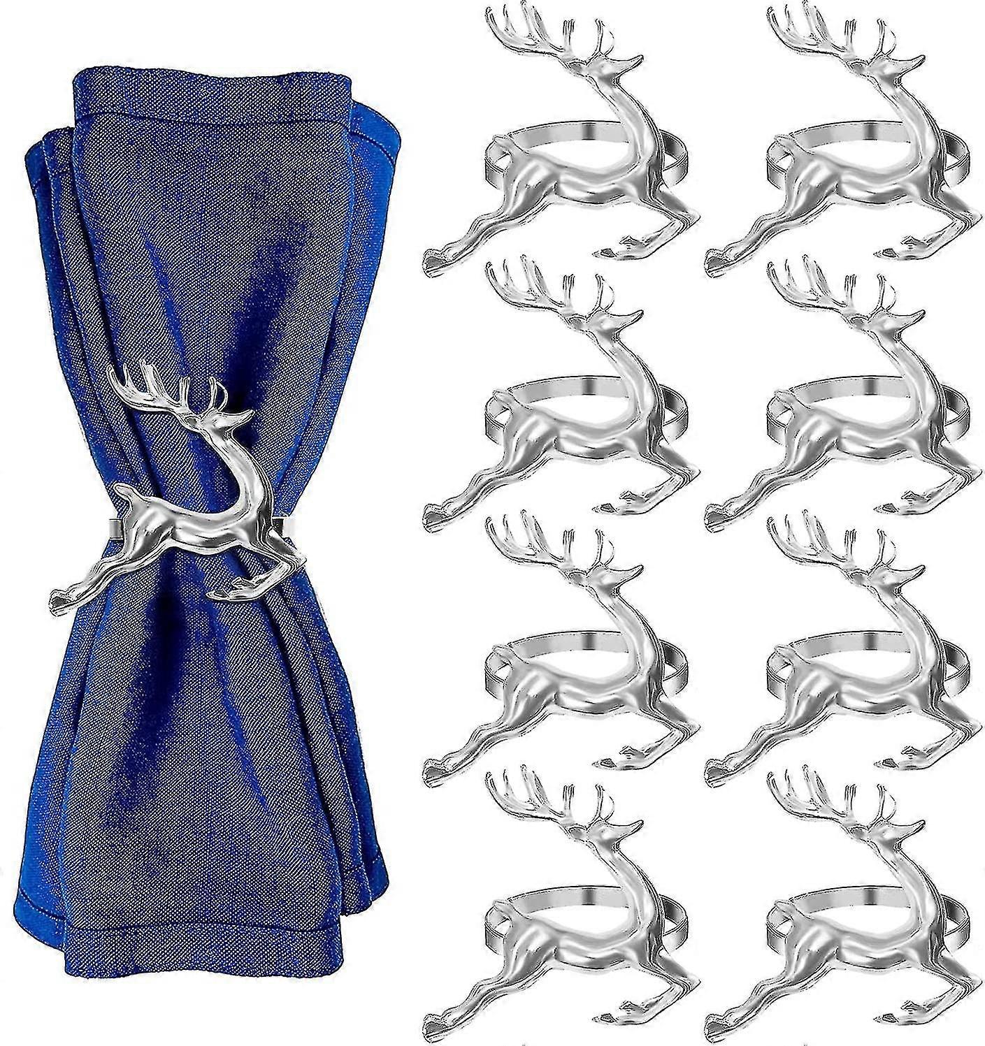 8pcs Christmas Napkin Rings