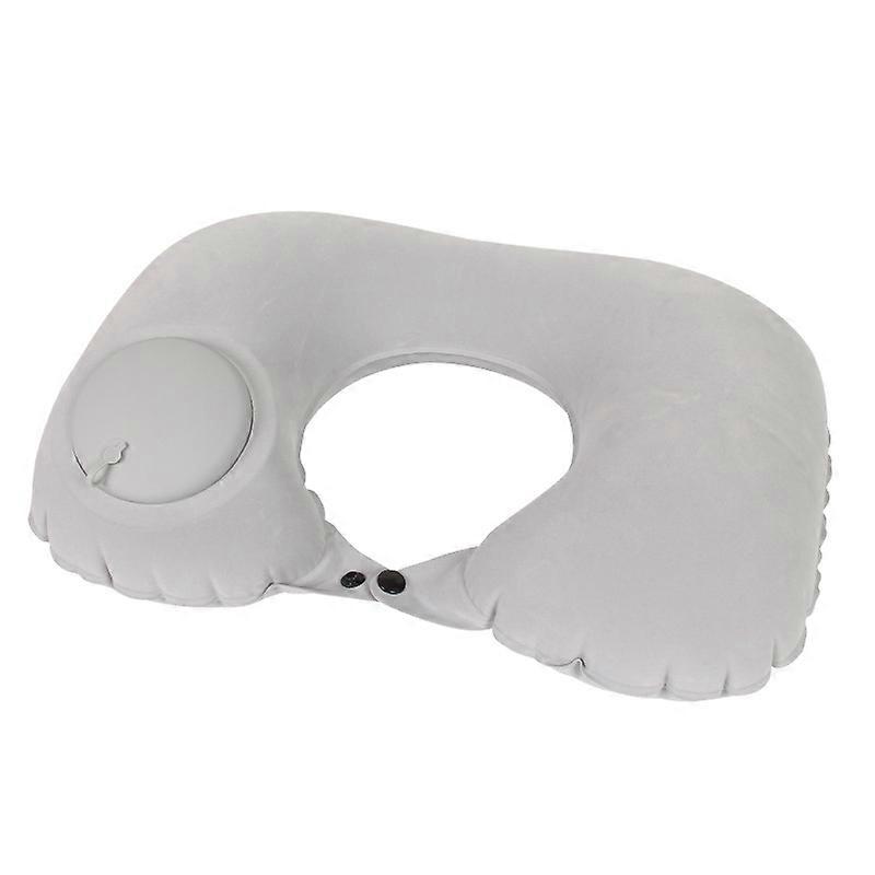 U-shaped Pillow, Colour: Flocked (Light Gray)