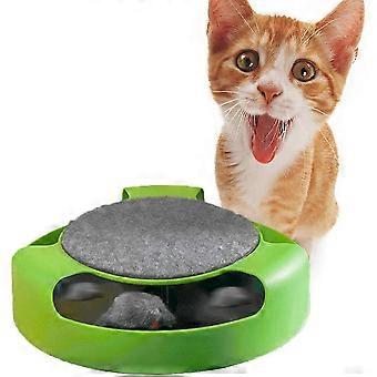 Xinhongzhan Interactive Cat Toy,automatically Rotating Mouse Cat Toy Non-catchable Mouse,cat Intelli