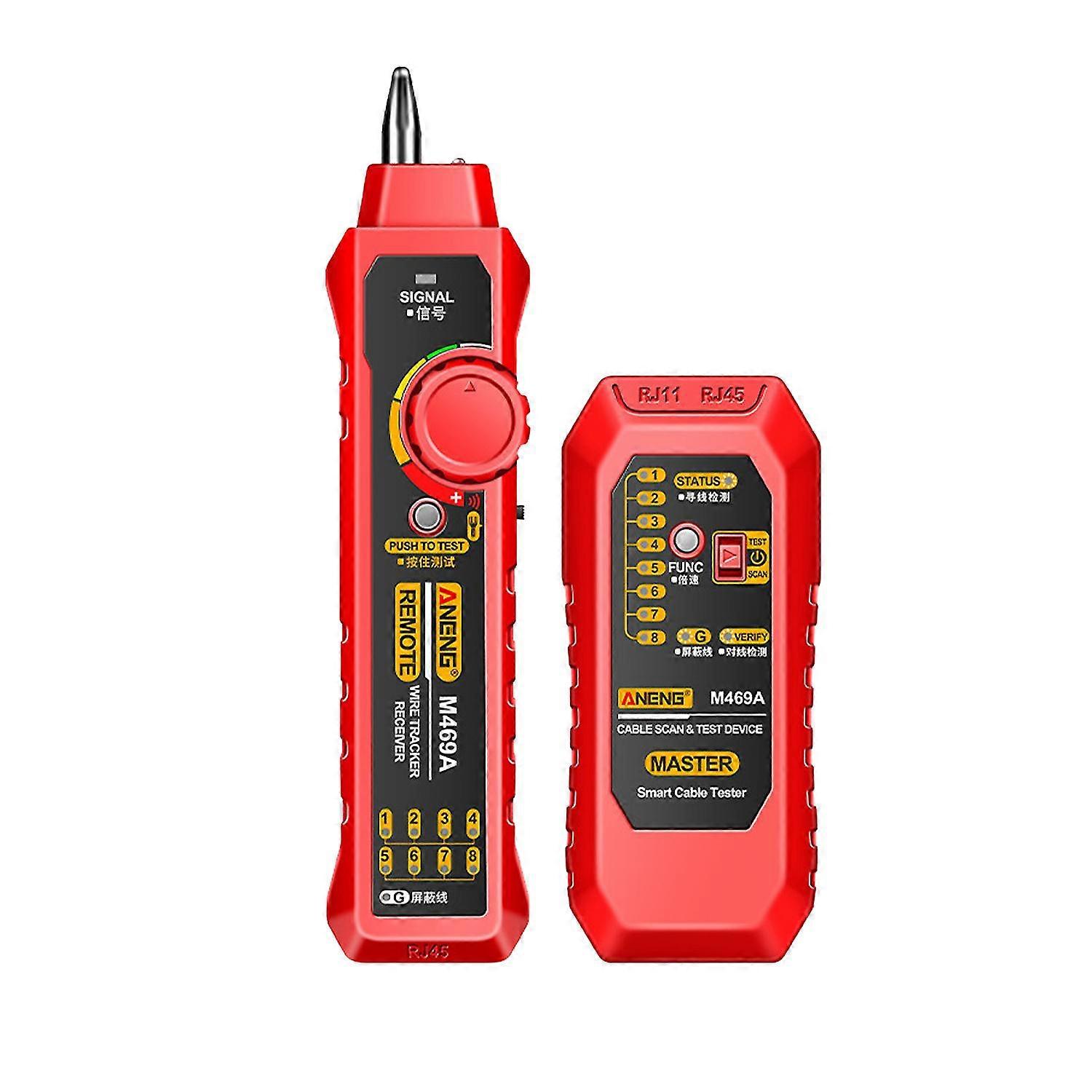 Wire Tester Rj45 Rj11 Cable Tracker Network Lan Line Finder Wire Tracker Tool
