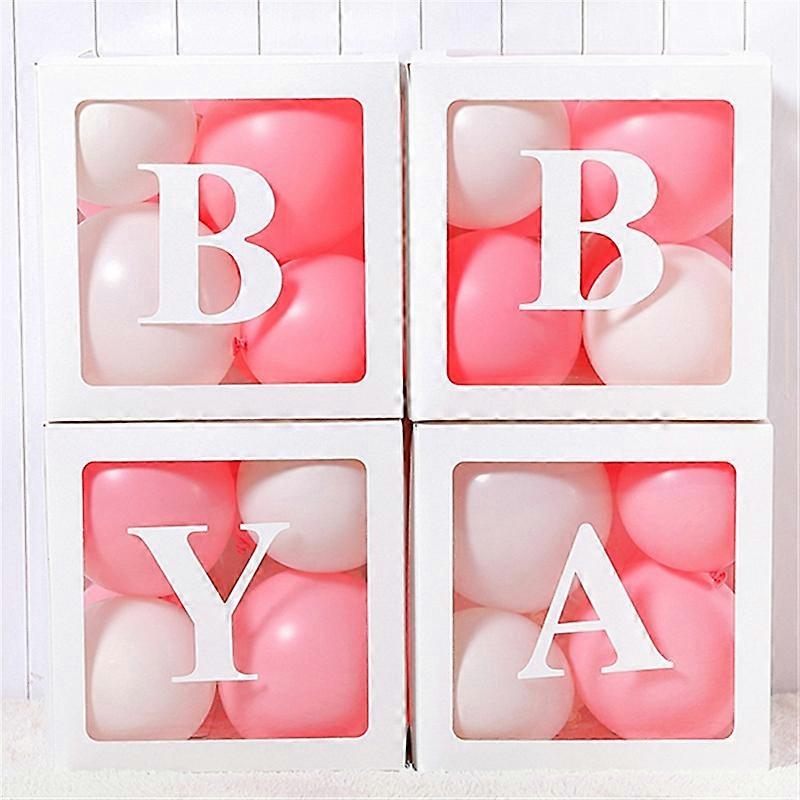 Transparent Letter Balloon Box