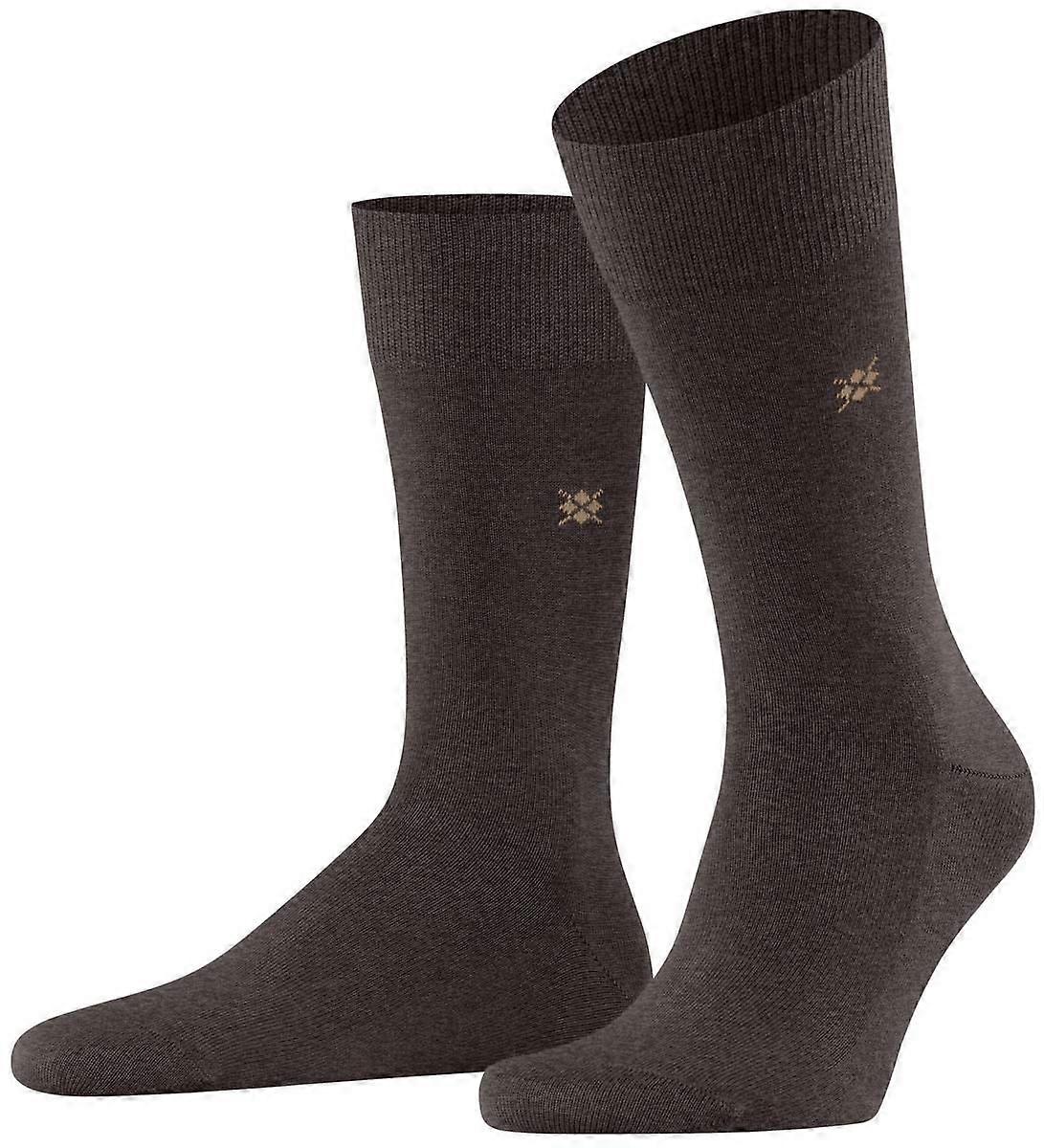 Burlington Leeds Socks - Brown Mel