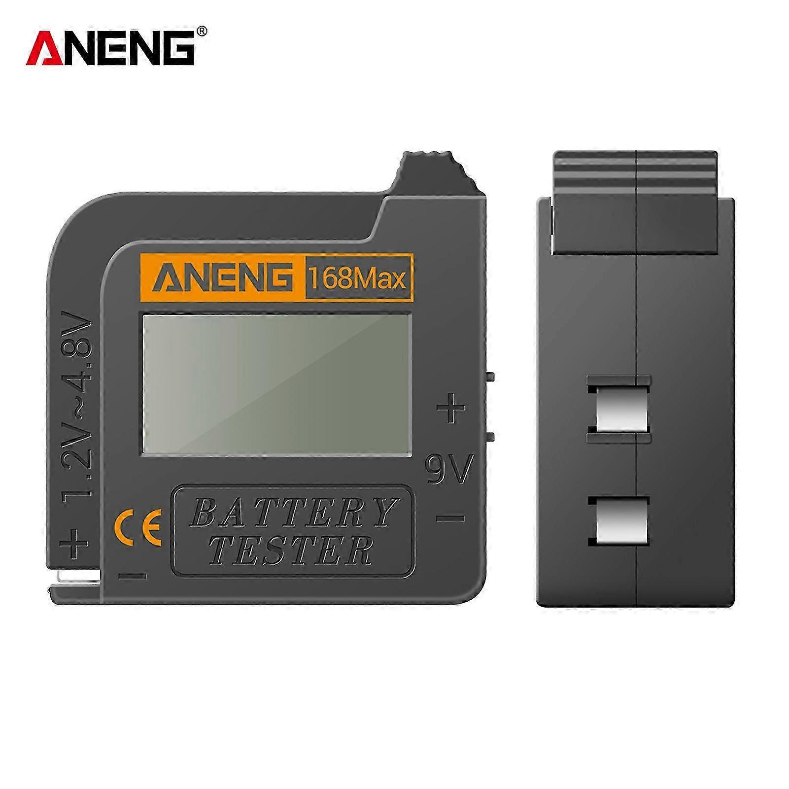 ANENG Battery Tester 168MAX Digital Display Tester Battery Voltage Checker Battery Capacity Testing Tool Universal Tester for Checking AAA AA Button B