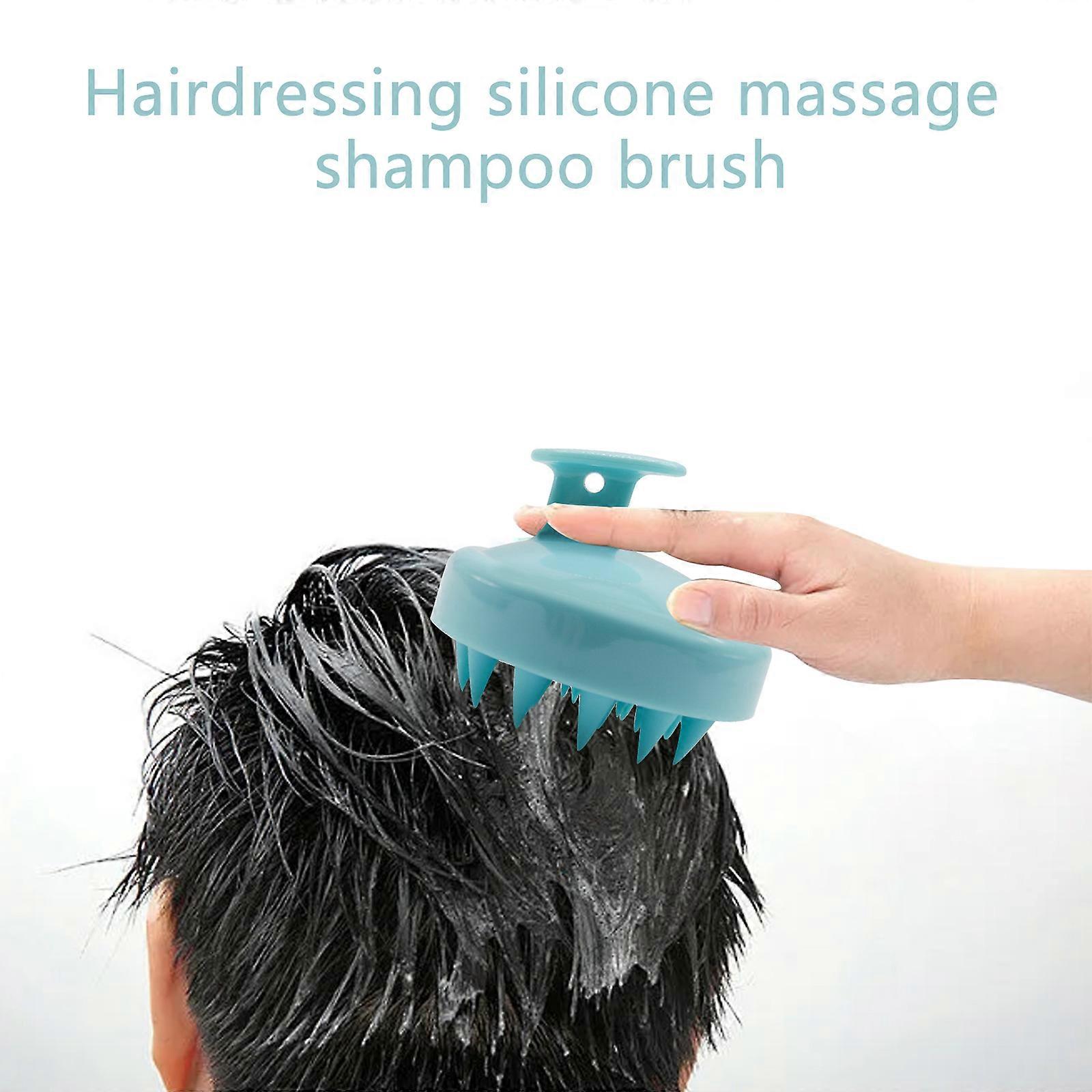 Silicone head body scalp massage brush silicone shampoo brush shampoo comb showe